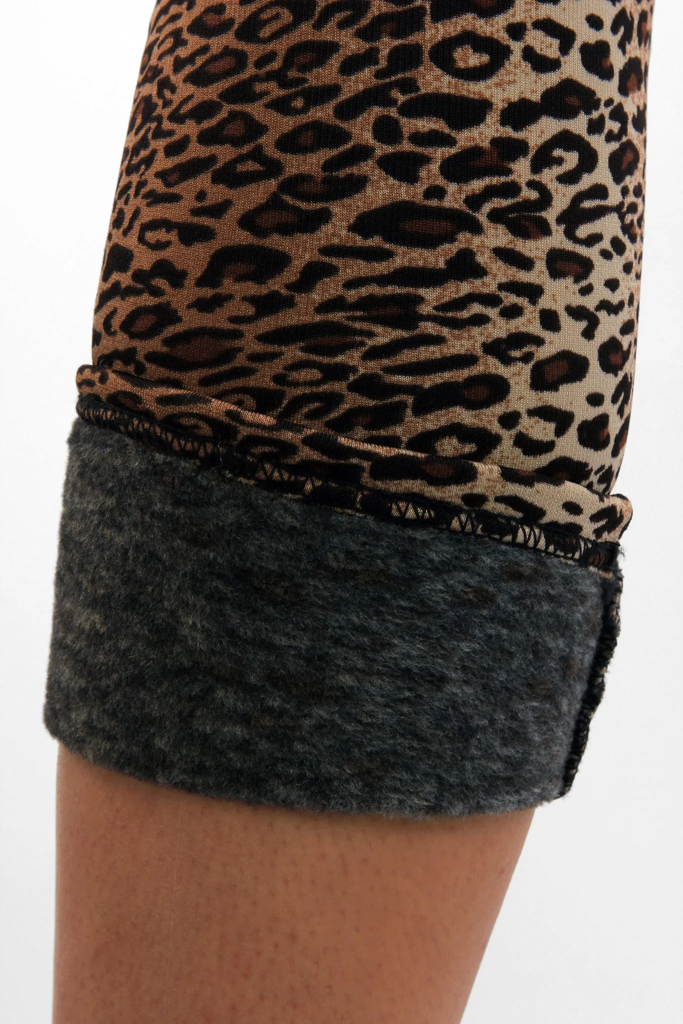 Animal Print Thermal Leggings