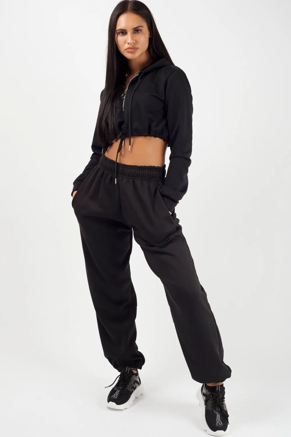 Black Oversized Joggers