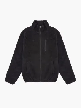 Borg Funnel Neck Zip Up Jacket