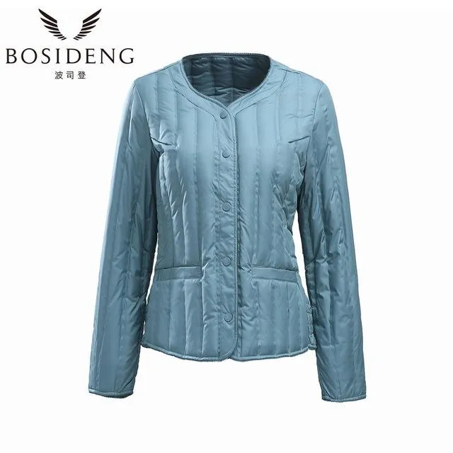 BOSIDENG womens clothing down coat winter coat regular jacket ultra light solid spring coat clearance sale B1501610 B1501612