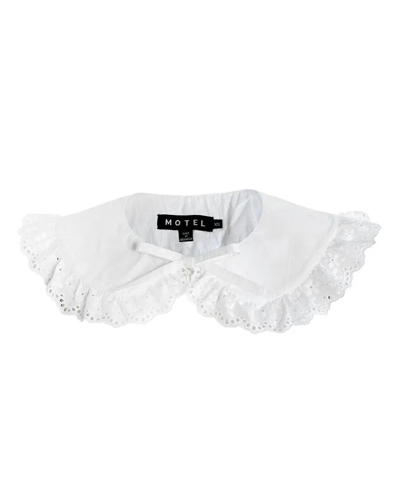 Bossa Detachable Collar in White