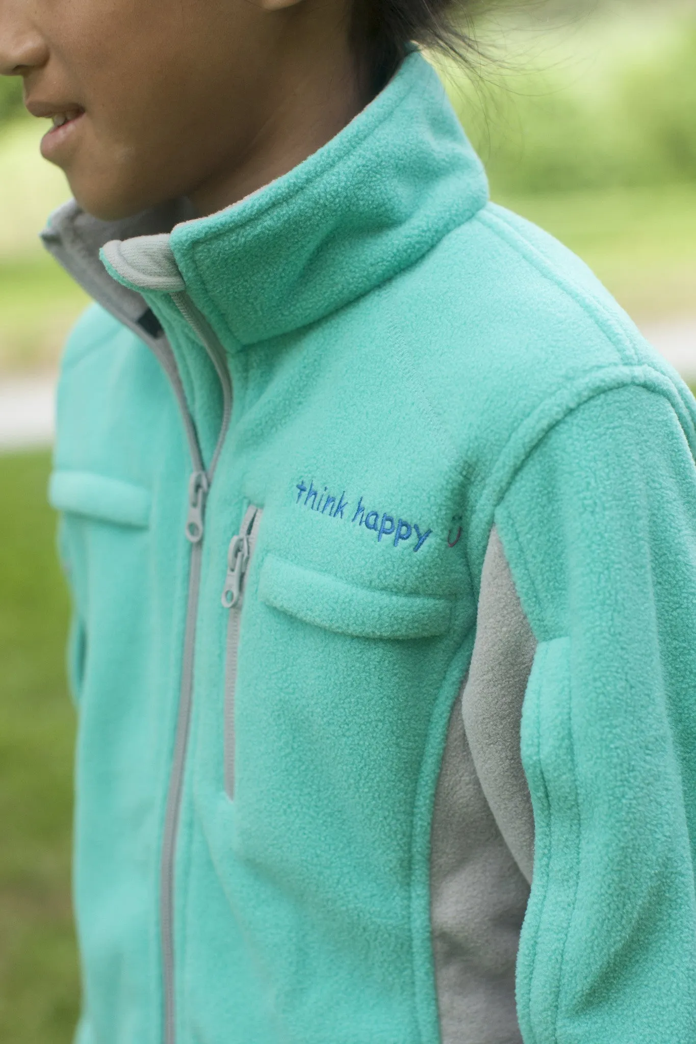 Boys' Fleece Jacket - Teal