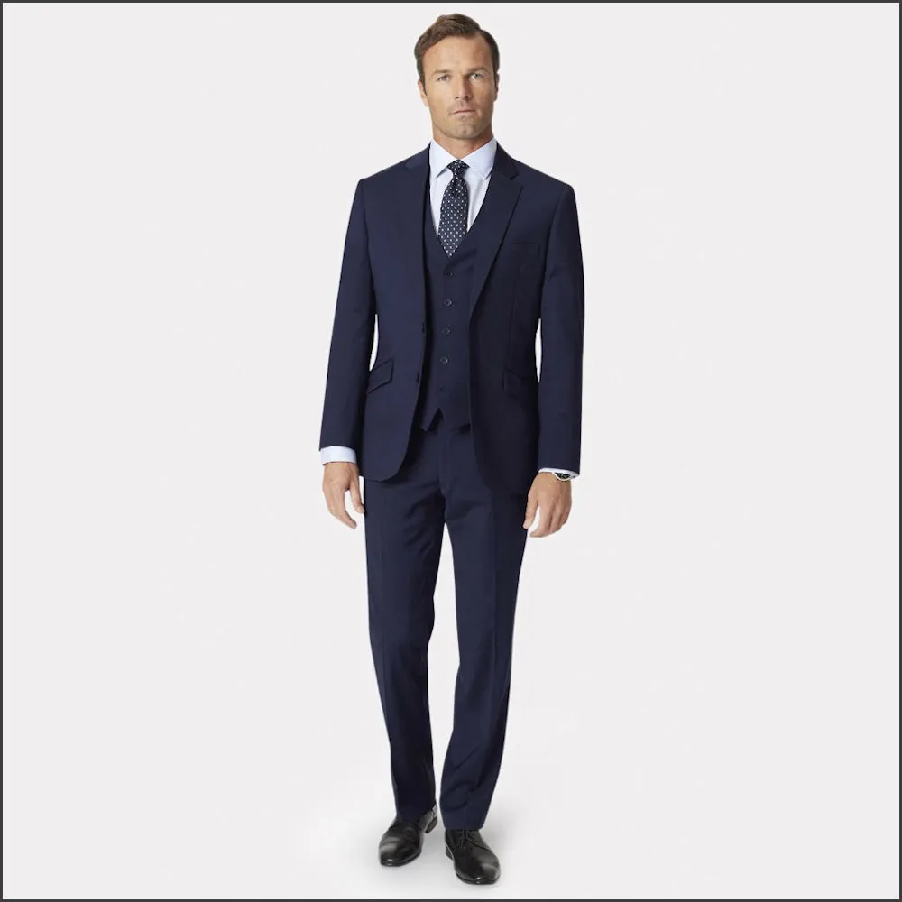 Brook Taverner Avalino Mid Blue Suit--