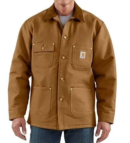 Carhartt 103825 Men's Big & Tall Duck Chore Coat Blanket Lined