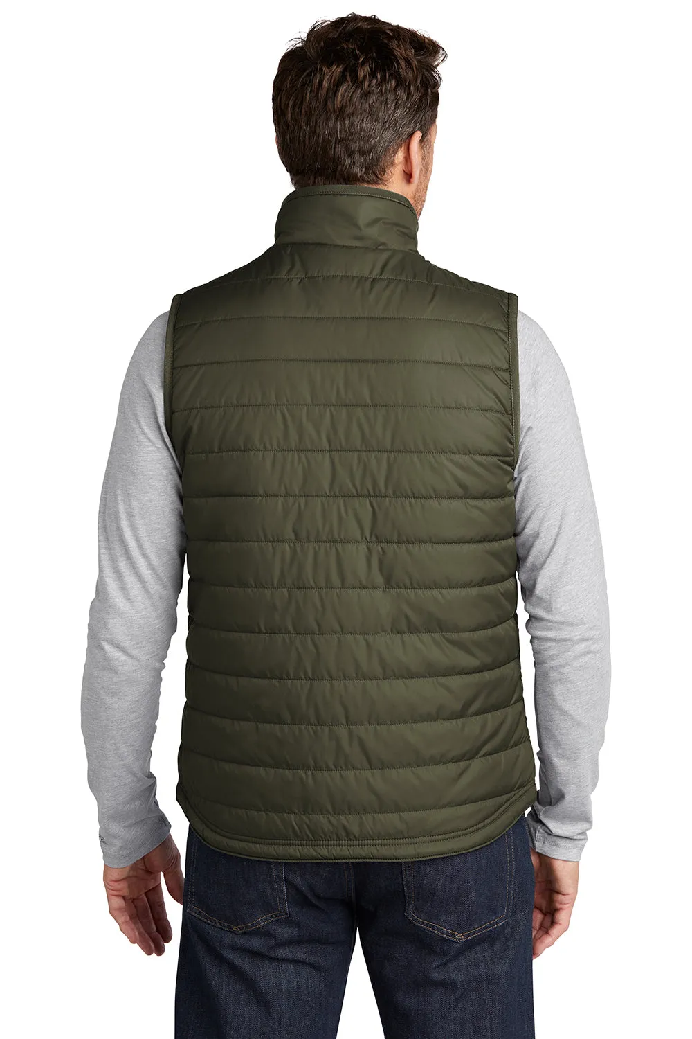 Carhartt Mens Gilliam Full Zip Vest - Moss Green