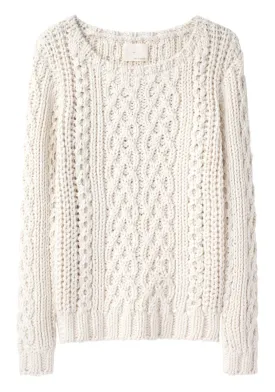 Chunky Cable Pullover