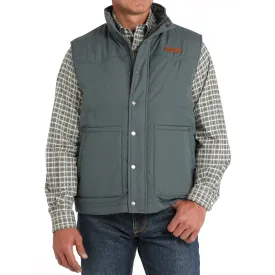 Cinch Men's Wax Coated Quilted Vest