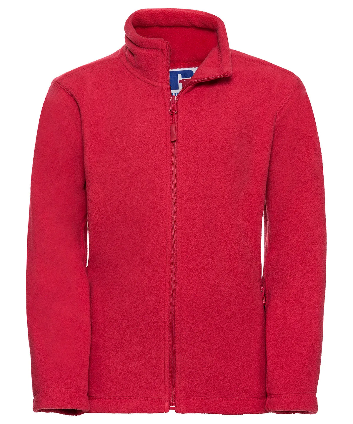 Classic Red - Kids full-zip outdoor fleece