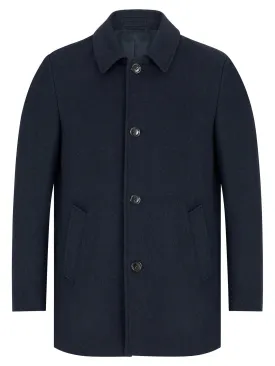 Daniel Grahame Branson Tailored Coat - Navy