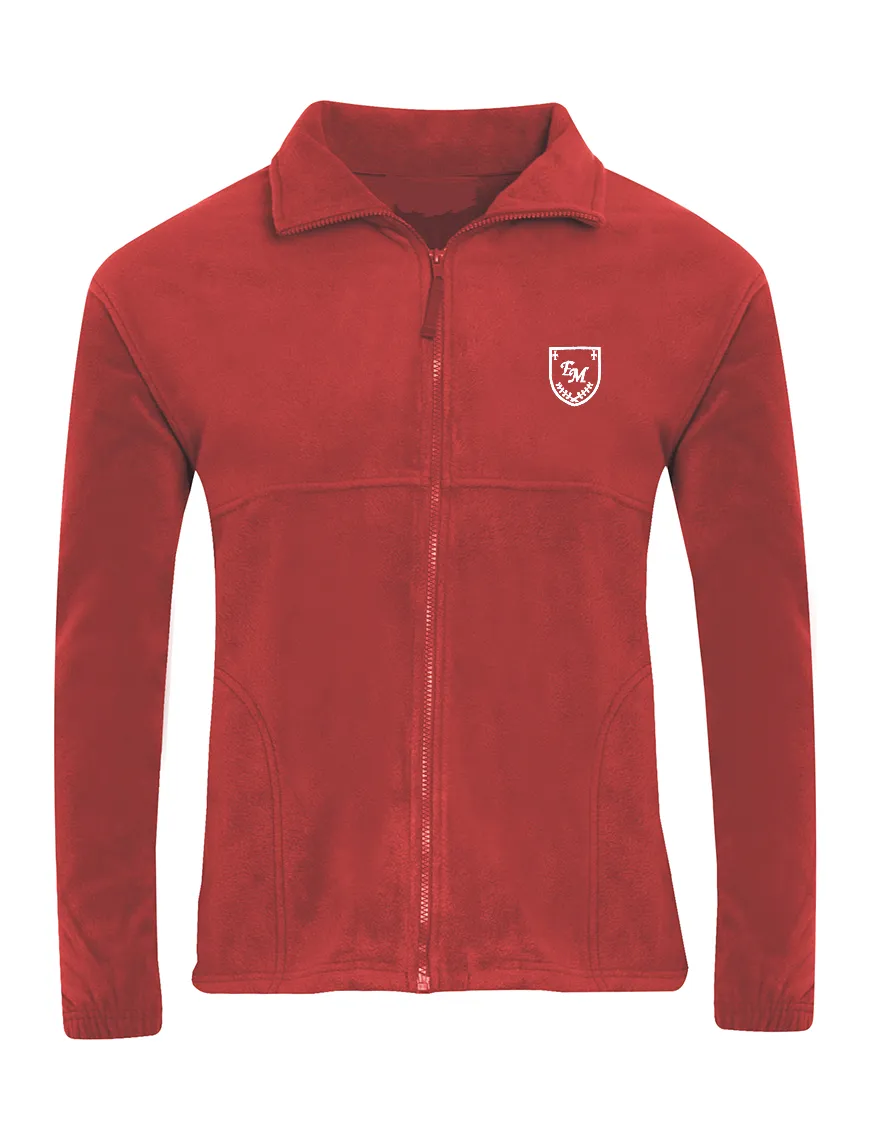 English Martyrs Catholic Primary School Red Fleece Jacket