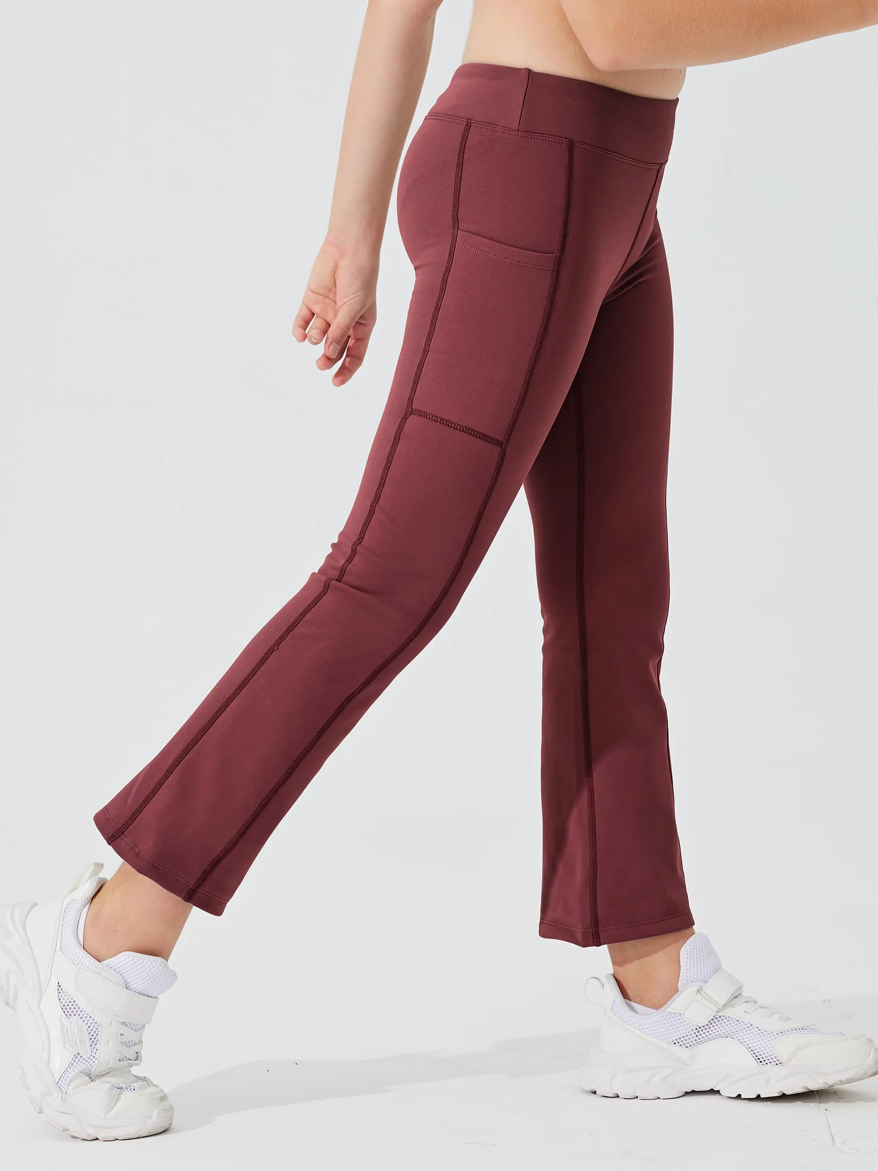 Girls' Thermal Mini-Flared Pants