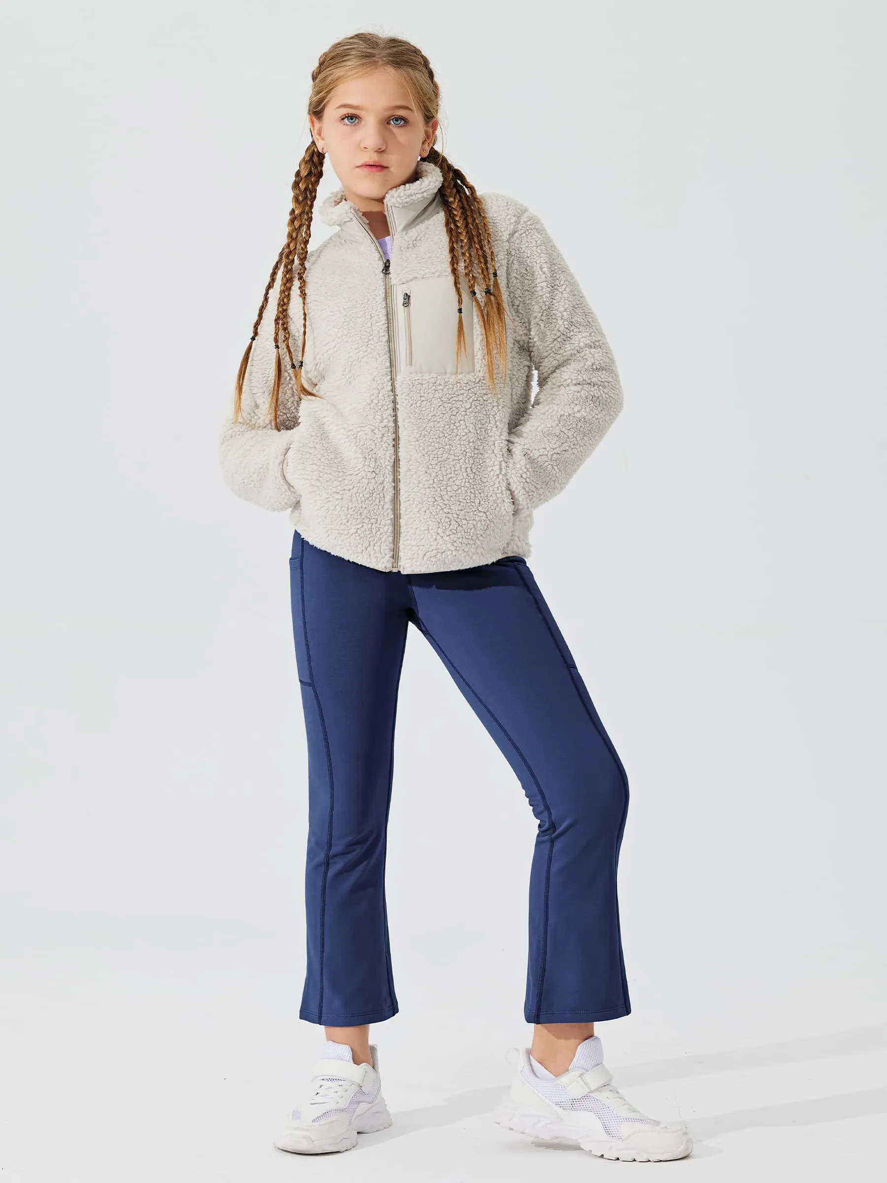 Girls' Thermal Mini-Flared Pants