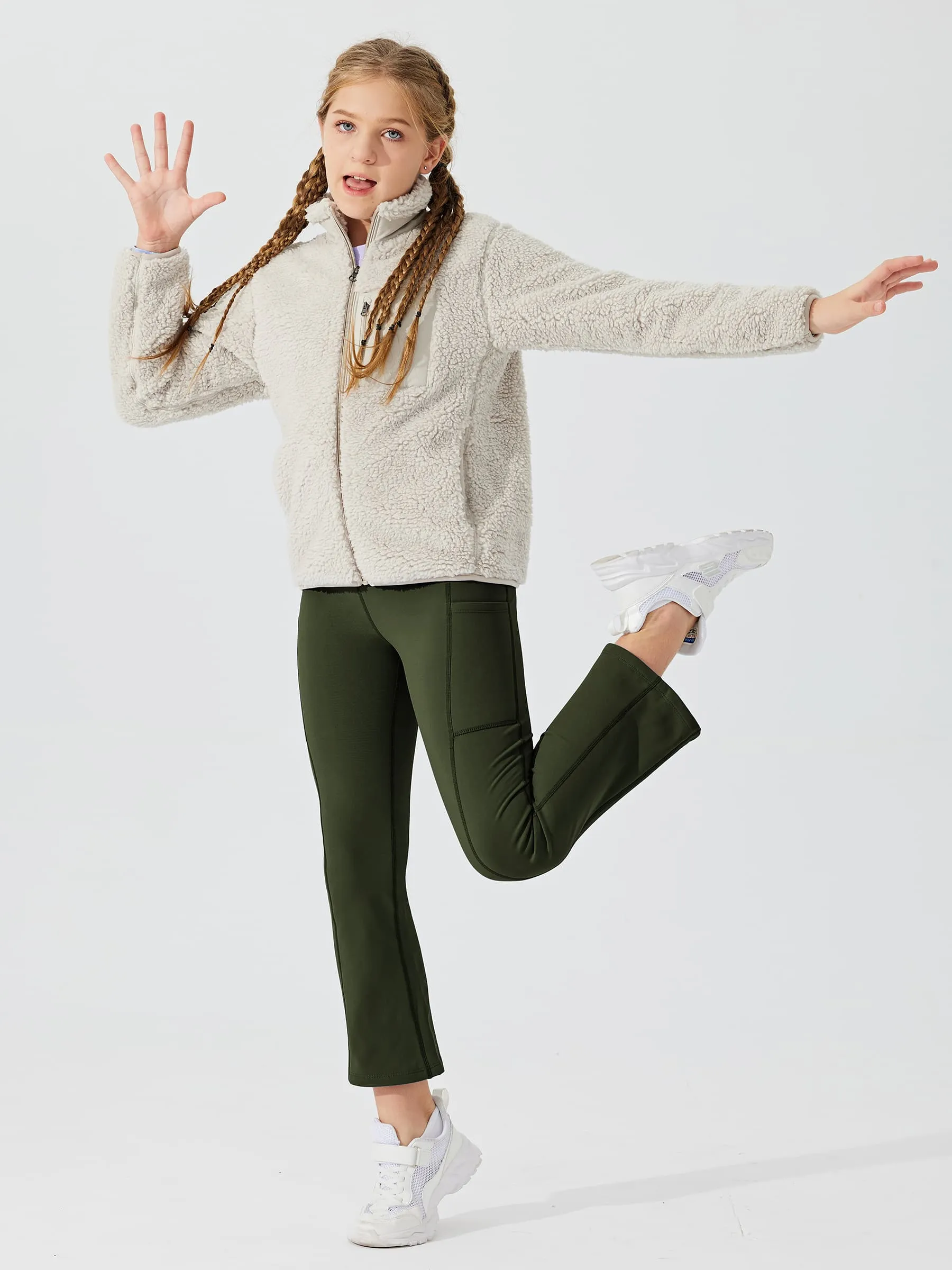 Girls' Thermal Mini-Flared Pants