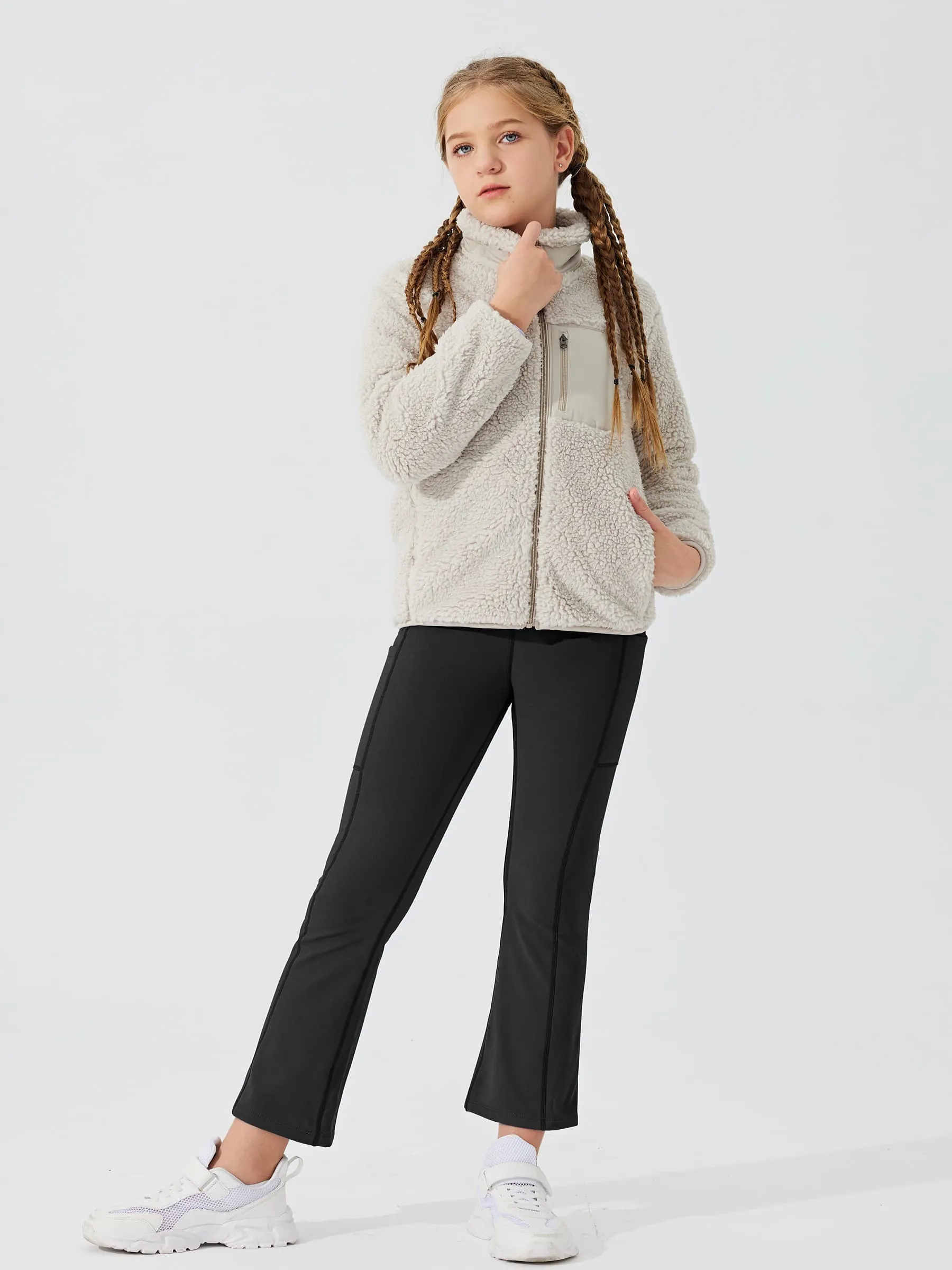 Girls' Thermal Mini-Flared Pants