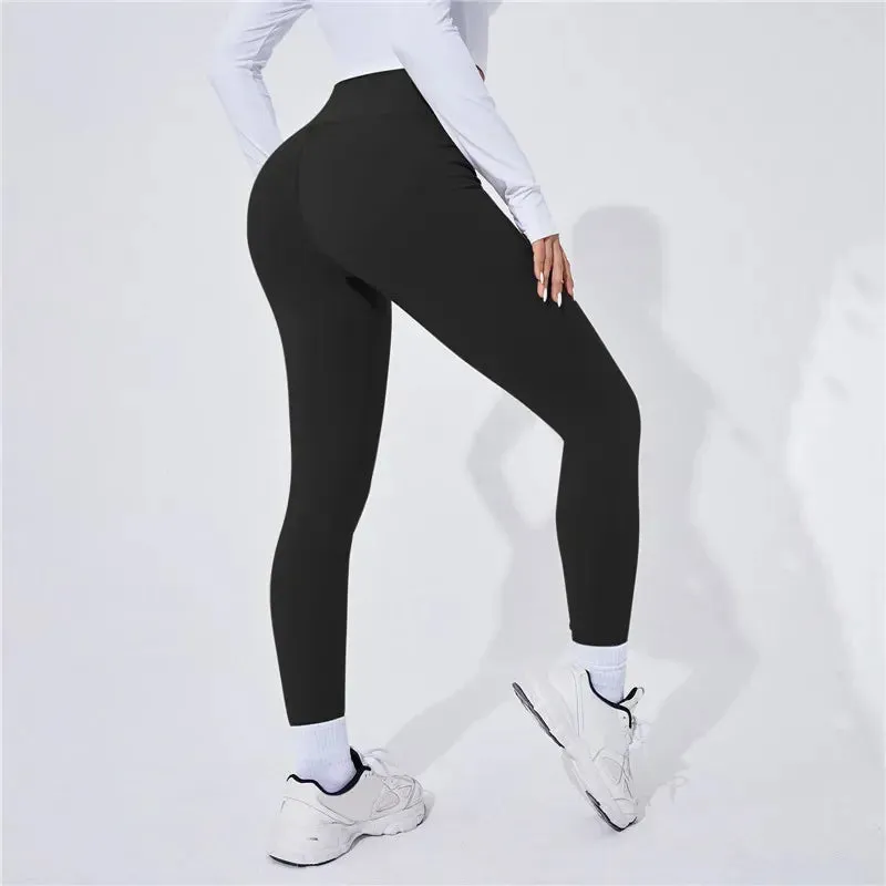 High Waist Yoga Warm Leggings Thermal Butt Lifting Tights