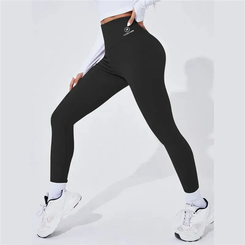 High Waist Yoga Warm Leggings Thermal Butt Lifting Tights