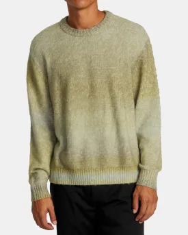 Ino Fauxhair Sweater - Green Ombre