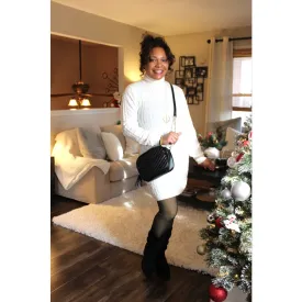 Jayla Cable Knit Sweater Dress