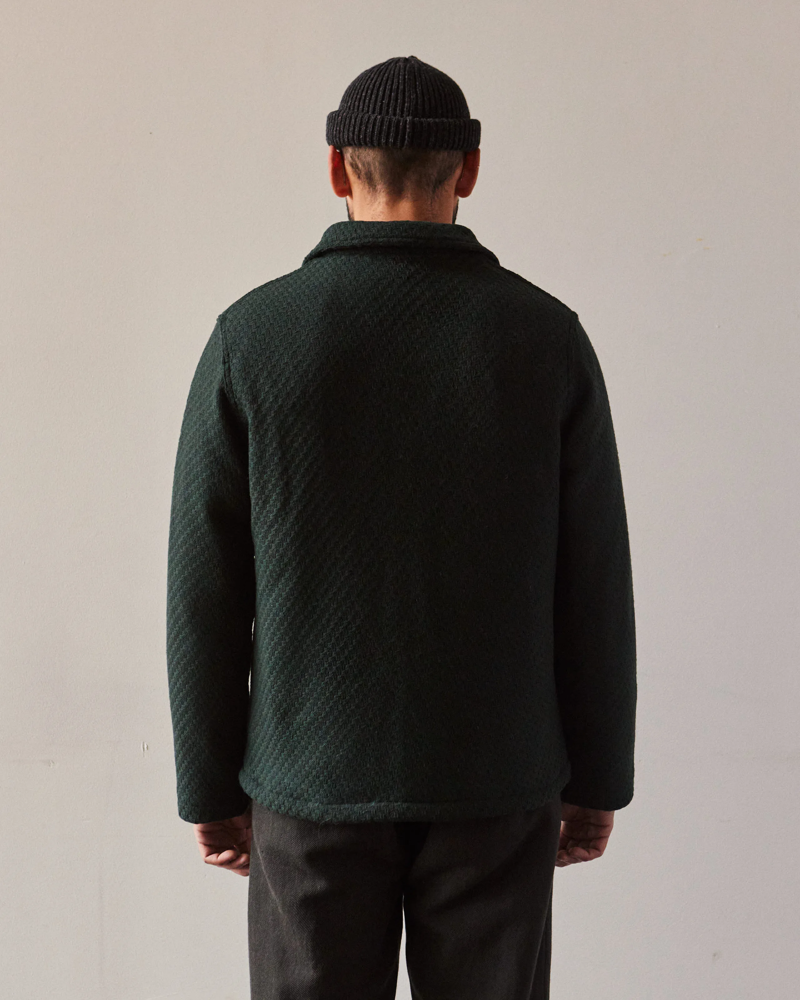 La Paz Baptista Jacket, Green Wool