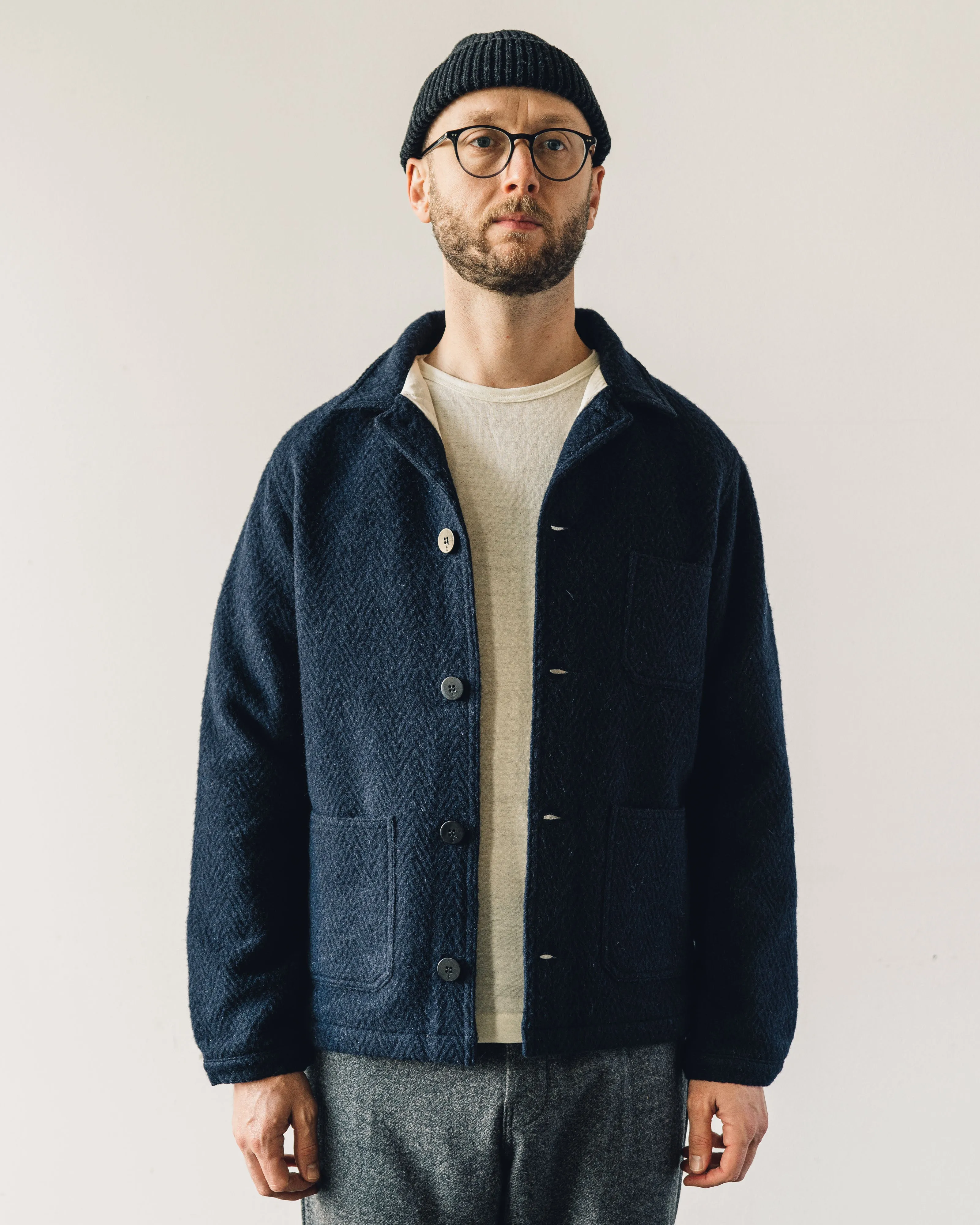 La Paz Baptista Wool Jacket, Navy