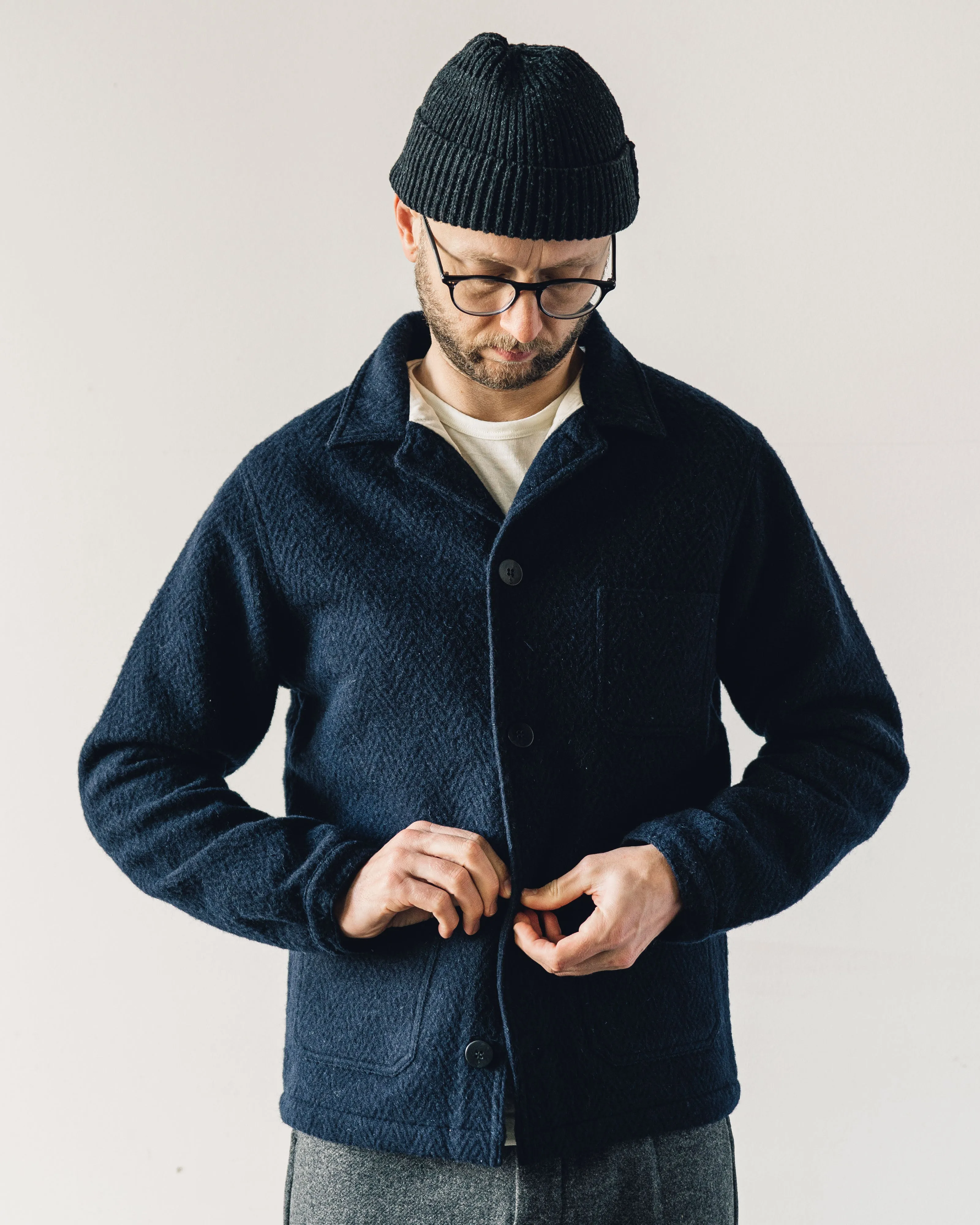 La Paz Baptista Wool Jacket, Navy