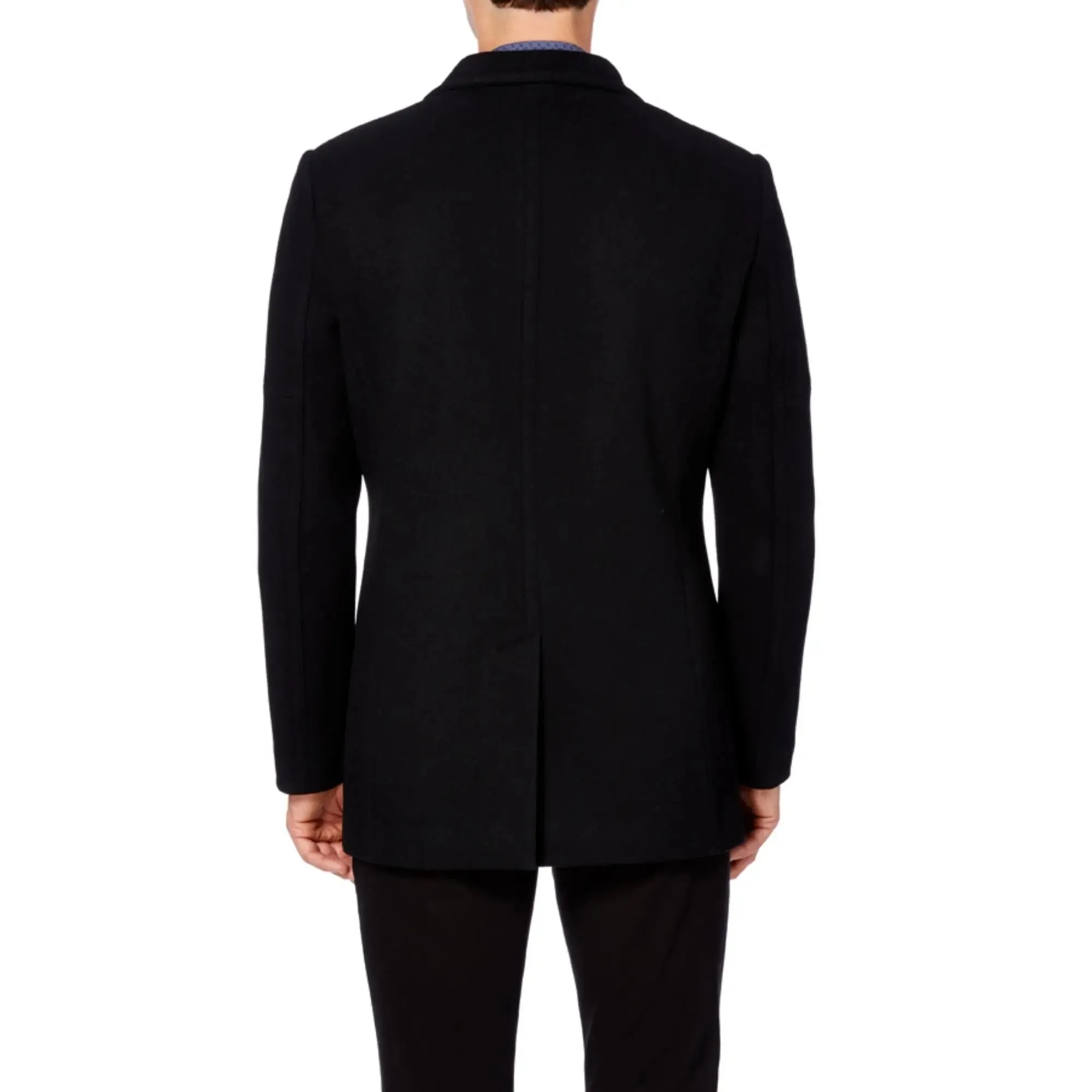 Lohman Wool Overcoat - Black