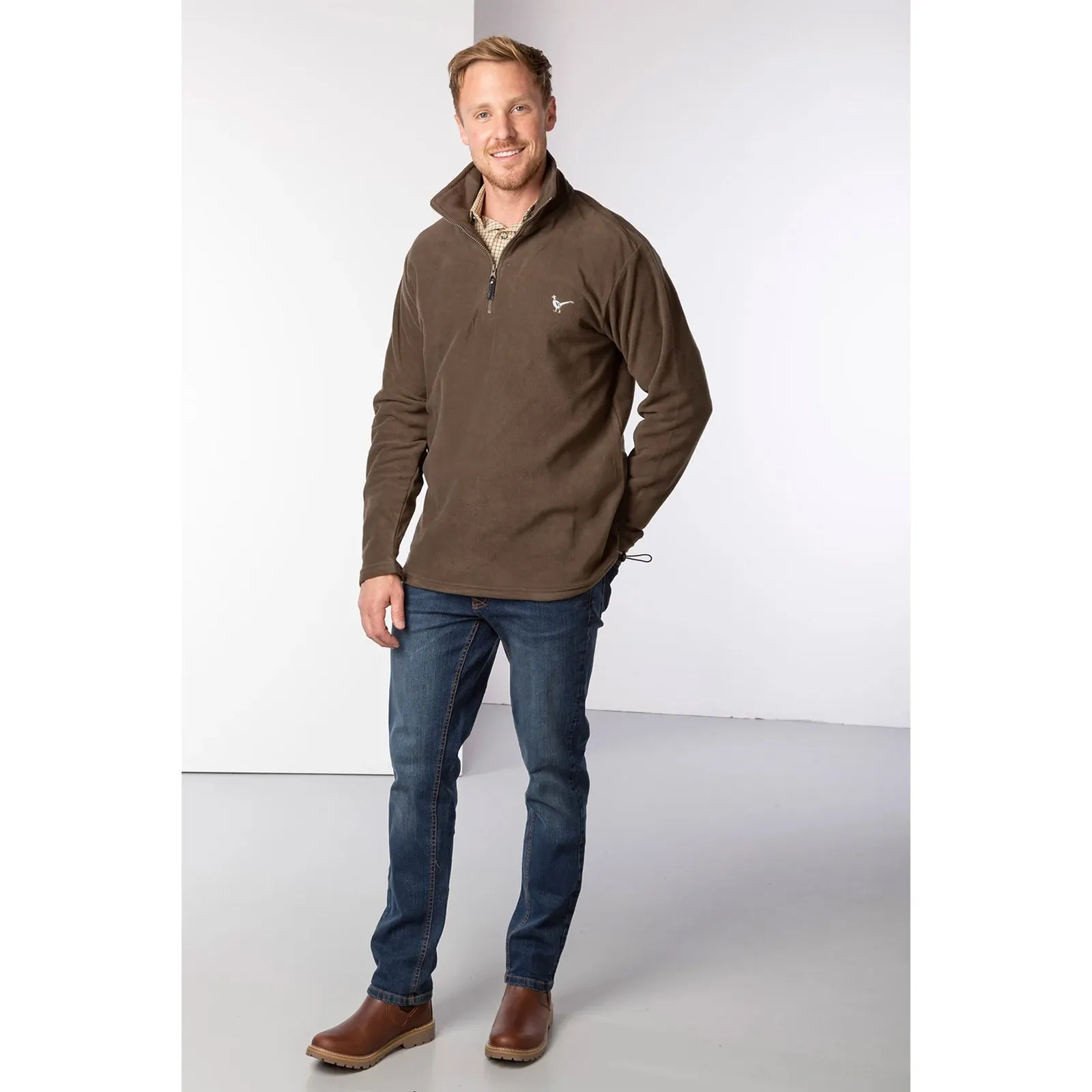 Men's Half Zip Pheasant Fleece