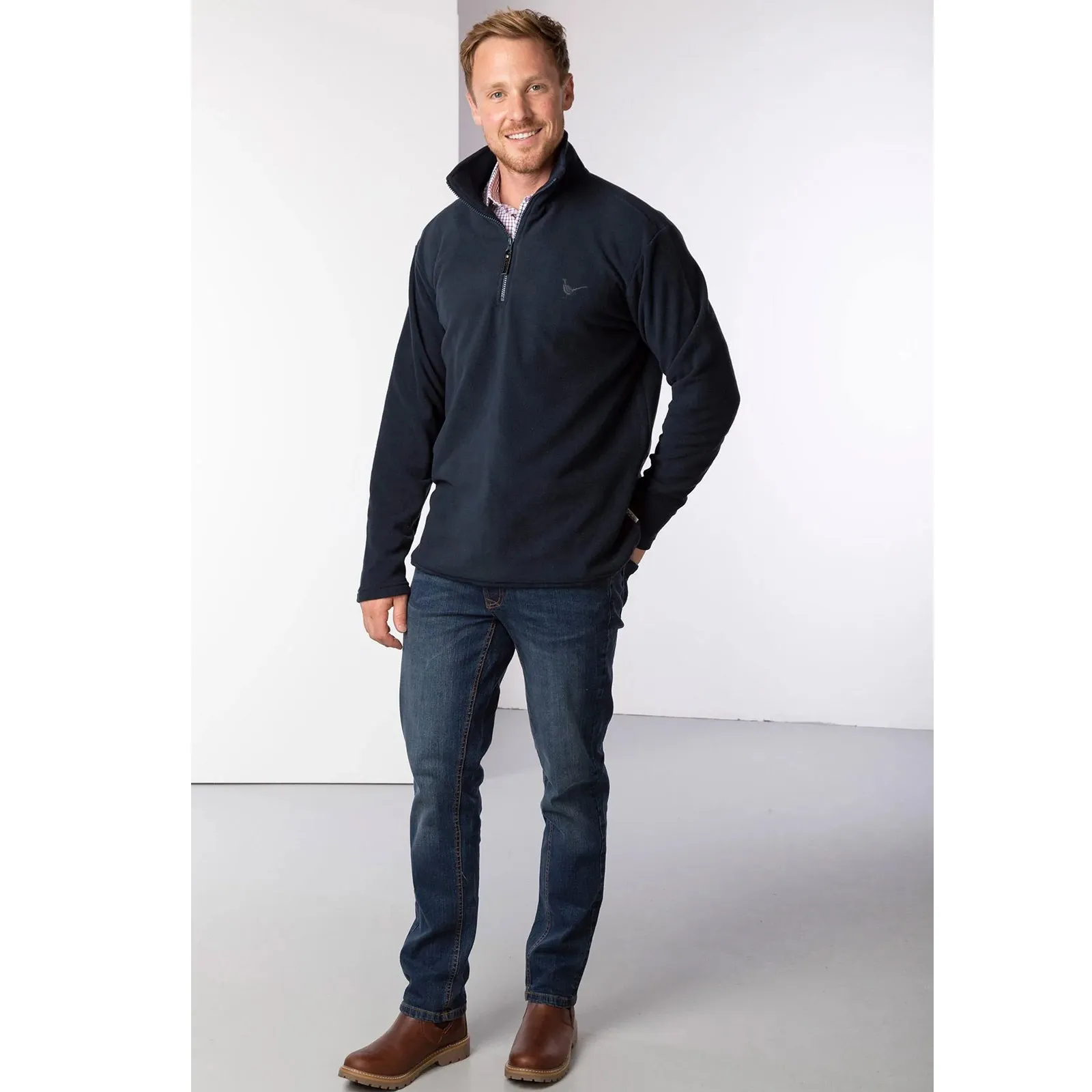 Men's Half Zip Pheasant Fleece