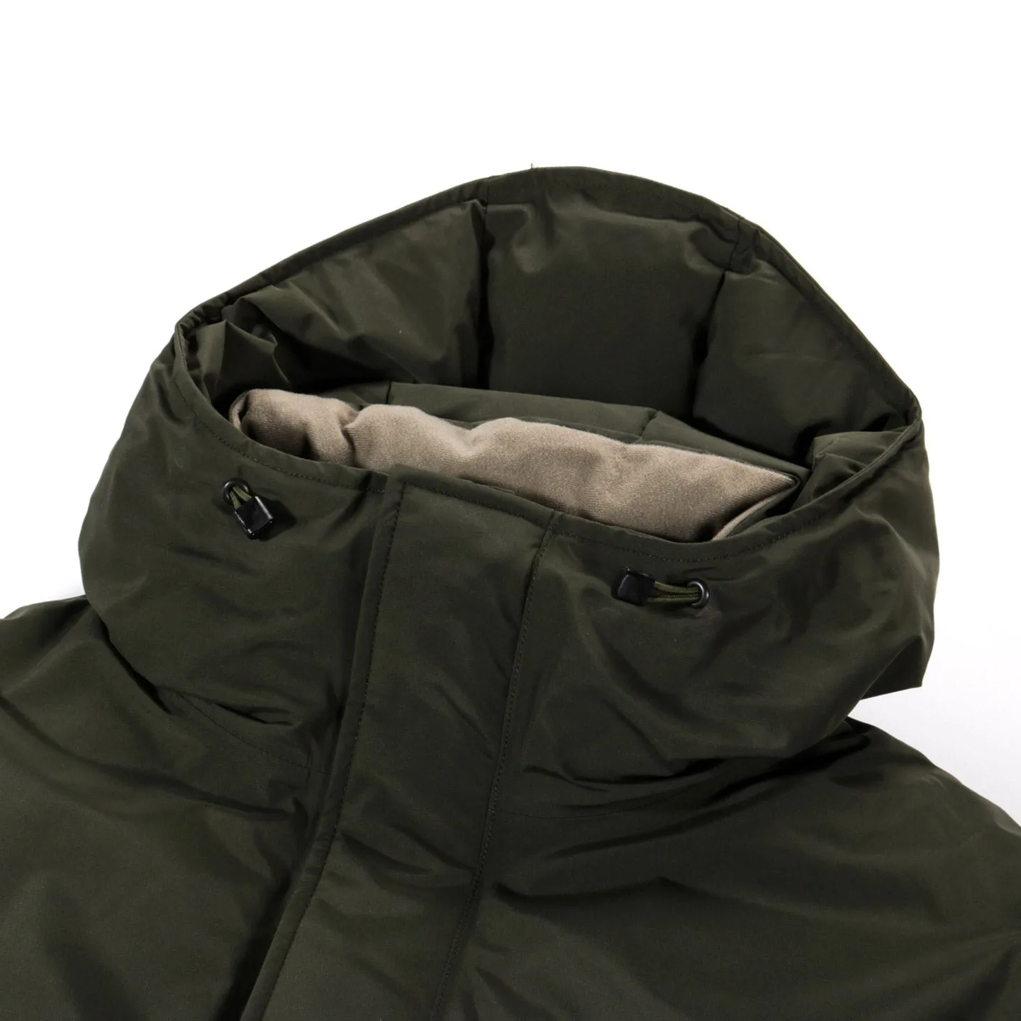 NANAMICA GORE-TEX DOWN LONG PARKA KHAKI GREEN