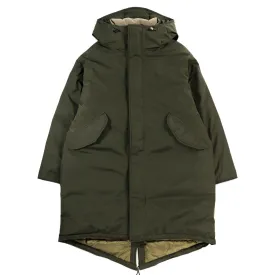 NANAMICA GORE-TEX DOWN LONG PARKA KHAKI GREEN