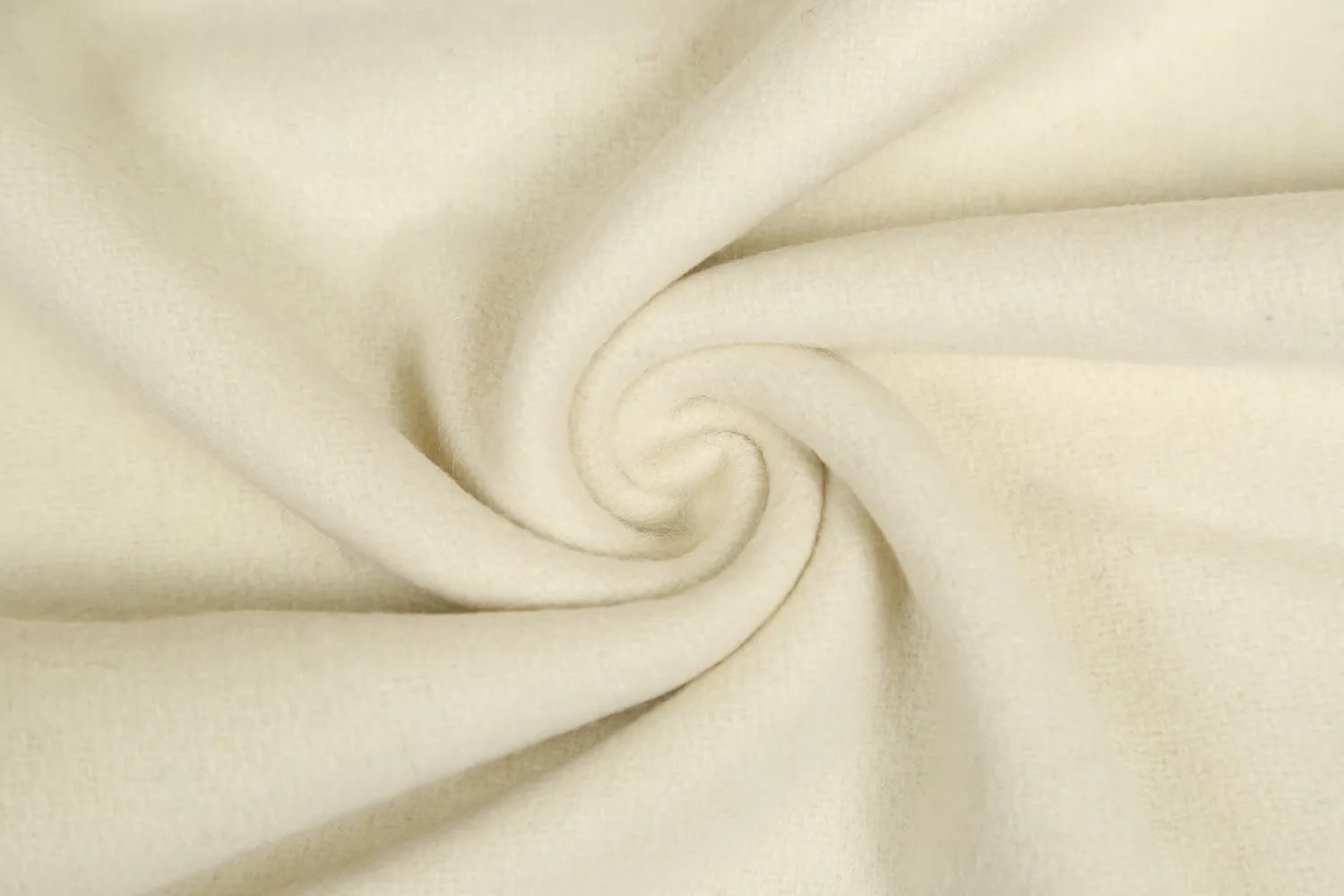 Off White Plain Wool Felt Fabric