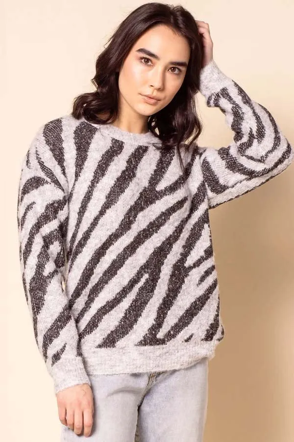 Pink Martini The Zebra Sweater