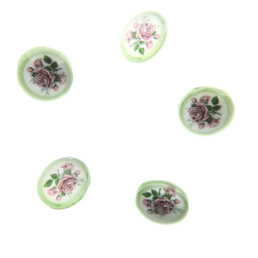 Round-shaped flower buttons