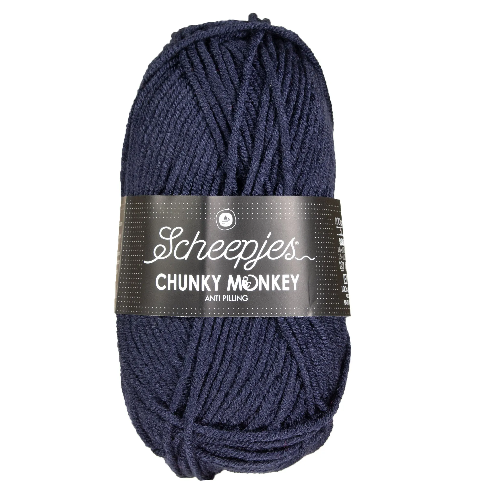 Scheepjes Chunky Monkey Yarn - 1011 Slate