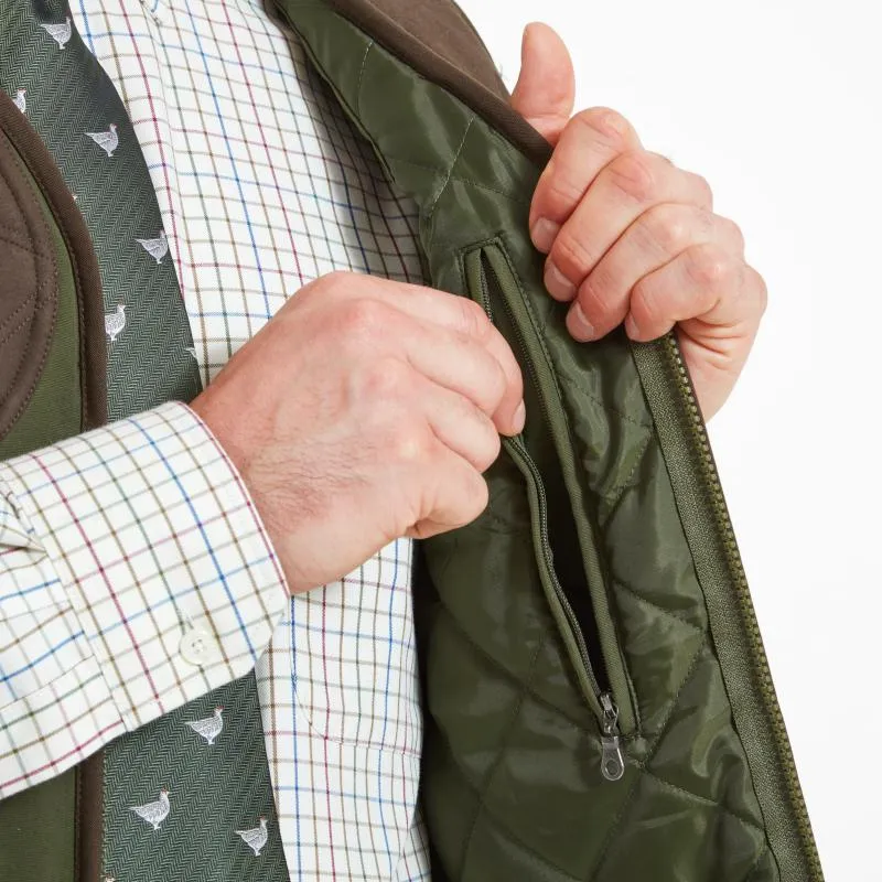 Schoffel Stamford II Mens Shooting Vest - Hunter Green