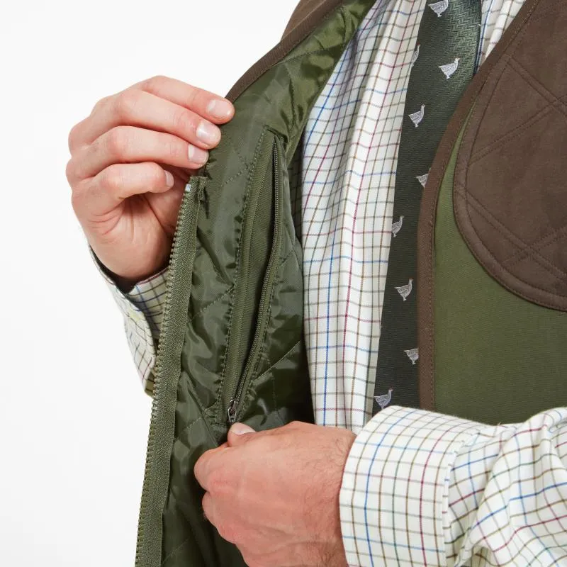 Schoffel Stamford II Mens Shooting Vest - Hunter Green