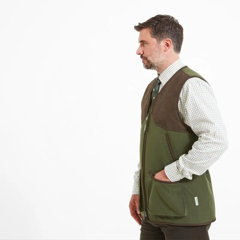 Schoffel Stamford II Mens Shooting Vest - Hunter Green