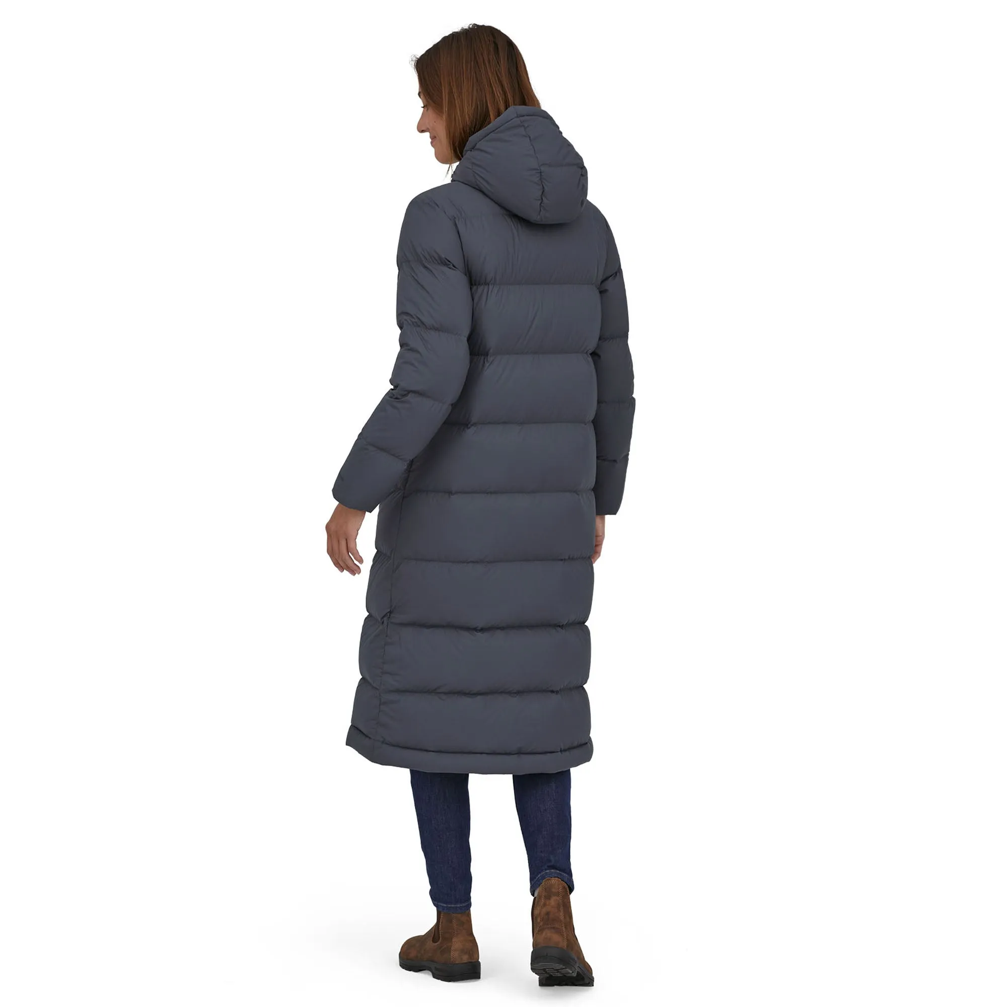 Silent Down Long Parka Womens