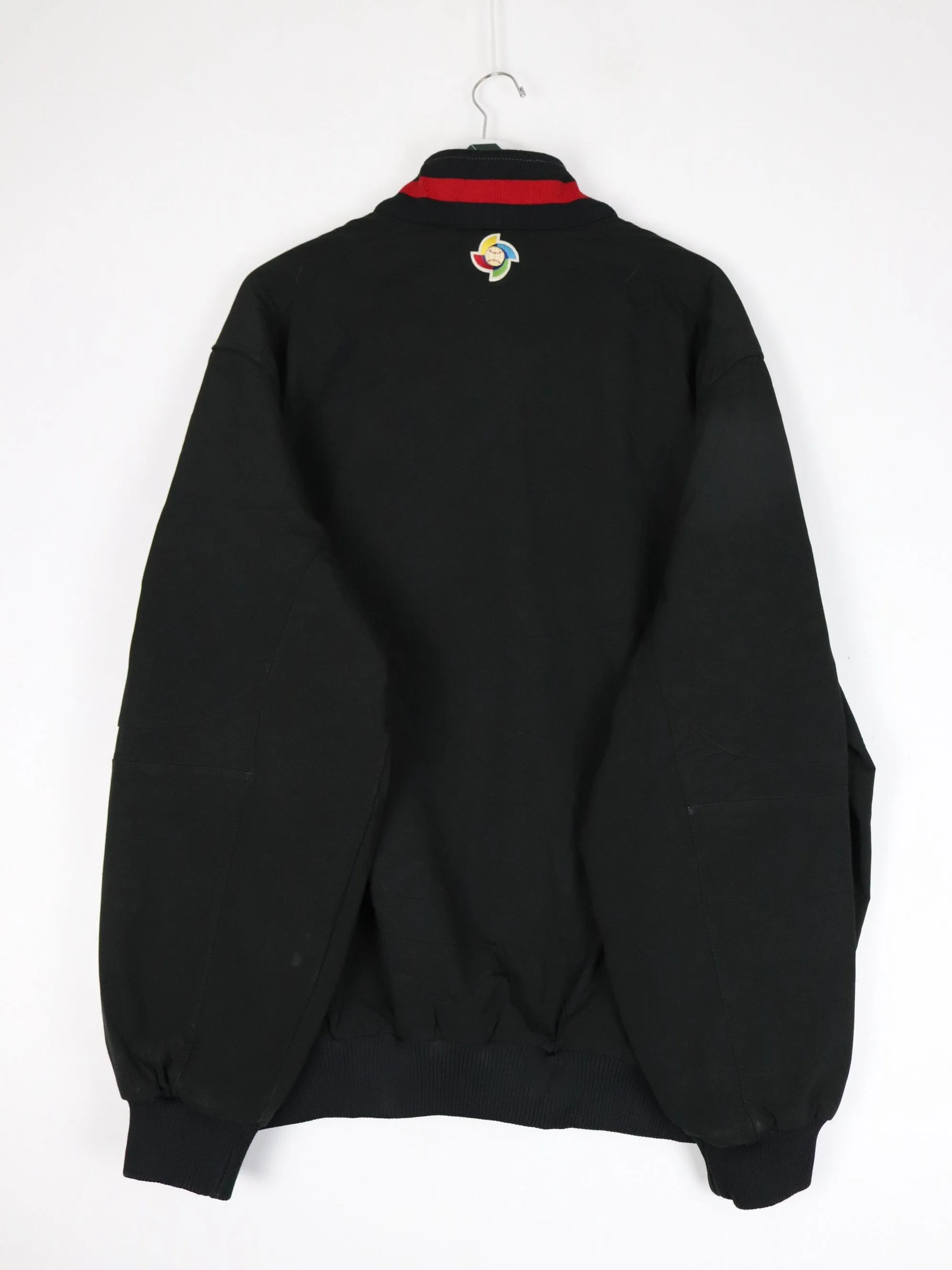 Team Canada Jacket Mens 2XL Black Lined Majestic Hockey